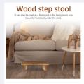 Vintage Wood Step Stool,Adult Wooden Step Stool, Foot Rest Stool Under Desk,Vintage Step Stool Get Up Bedroom Bathroom Living Room For Adults Kids,Good Price. 