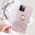 For OPPO A78 4G Case Shiny Ring Glitter Soft Transparent Holder Stand Back Cover Casing for OPPO A78 NFC 4G Phone Cases Cover Stars Moon Girls. 