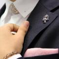Silver Scales of Justice Shaped lapel pin Brooch. 