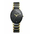 RADO CENTRIX BLACK DIAL WITH DIAMONDS MEN'S WATCH - 073.0929.3071. 