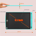 8.5 Inch LCD Writing Tablet Electronic Slate E-writer Digital Memo Pad Erasable Writing Board Learning Toys And Gadgets For Educational And Daily Life Routine Notebook Purpose. 