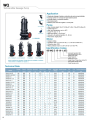 LEO 80WQ40-18-4 , 4000 WATT / 5.5 HP , HEAVY DUTY SEWAGE SUBMERSIBLE PUMP  , EURPEON STANDARD. 