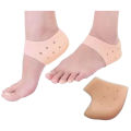 Silicone Gel Half Heel Pad Socks for Pain Relief for Men and Women (1 Pair). 