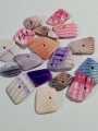 Natural Sea Shell Cuttings With Smooth Edges For DIY Crafts | 40gms | Real Cut Shell Pieces With Hole | Beads Or Pendent | Ideal For DIY Jewelry Making, Dress Accessories, Crafting, And Home Decoration. 