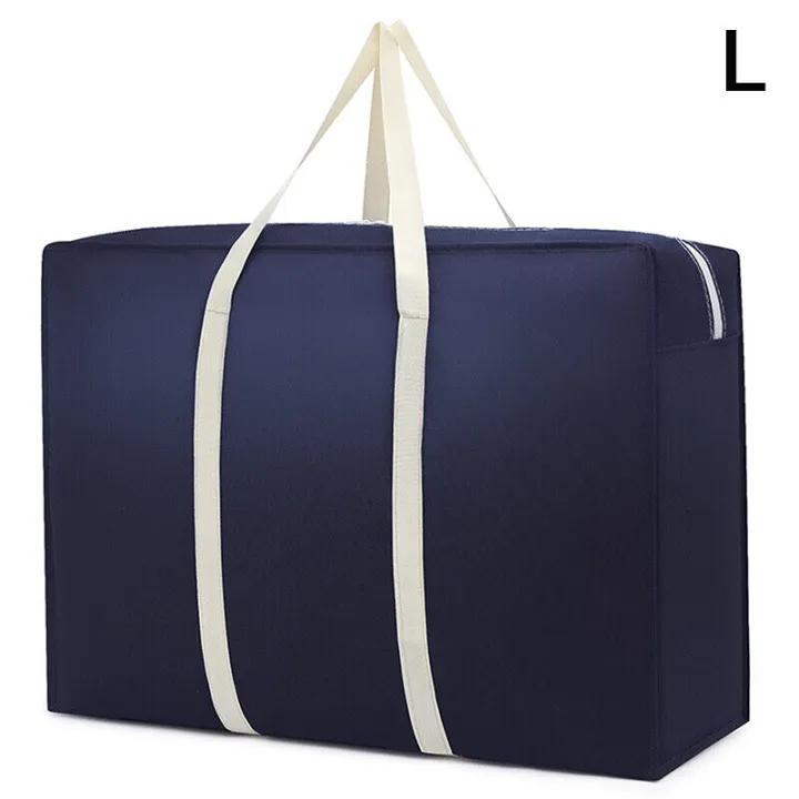 PACK%202%20luggage%20Bag%20Thicken%20Portable%20Travel%20Clothes%20Storage%20Bag%20Zipper%20luggage%20Packing%20Bag%20Non-woven%20Large%20Capacity%20Moving%20House%20Hand%20Bage(20X18X10)INCHES%20-%20Image%204