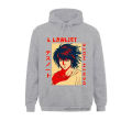 Novelty Anime Death Note Hoodie For Men Print L Lawliet Hooded Sweats Graphic Soft Mystery Manga Sweatshirt Clothes Guys Gift. 