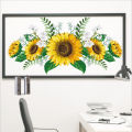 1PCS Removable Sunflower Wall Sticker Kitchen Waterproof Decals Wall stickers For Kids Room Living Room Bedroom Home Decoration. 