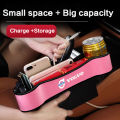 1Pcs Car Seat Slot Storage Box Gap Seam Pocket Car Storage Box For Volvo V40 S60 S90 740 S70 XC90 XC60 940 XC40 S80 V50 （# Black ）. 
