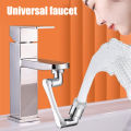 Universal Rotating 108° degrees Water Faucet Tap Plastic Extender 2 Modes Splash Filter Bubbler Nozzle. 