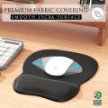 Original Mouse Pad With Cooling Gel & Foam - Thumb Shape Mousepad With Wrist Rest - Washable Mouse Mat & Non Slip. 