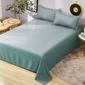 Bed sheet one-piece1.8Rice Bed Four Seasons Color Fitted Sheet Japanese Brushed Quilt Single Single Double Dorm Bedding. 