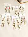 Choose Your Own Pair of Latest Fashion Earrings | Trendy Gold-Tone Earrings Set for Girls & Women. 