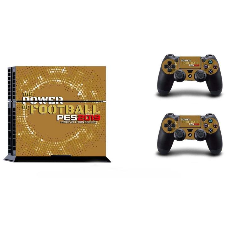 PES 2019 Full Body Decal Skin Sticker Cover Set For PlayStation 4 Console
