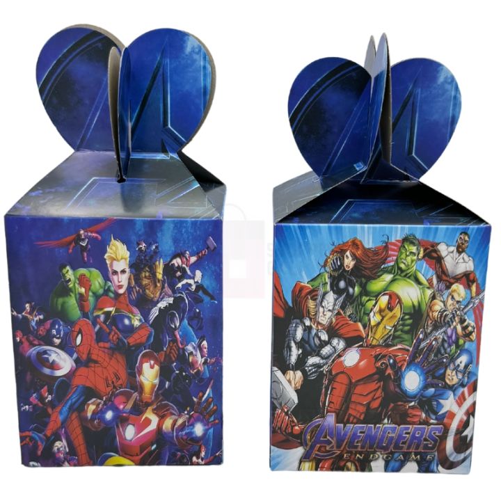 AVENGERS THEME GOODY BOXES ( PACK OF 10 GOODY BOX )