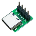 10 Pcs Female Connector USB Type C Breakout Board Type C Female Breakout Board with PCB Converter Board for Data Line Wire Cable Transfer. 