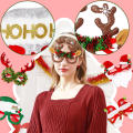 Plastic Christmas Decorative Glasses Lightweight 5 Colors Non-Woven Party Gathering Decorative Eyewear New Christmas Creative. 