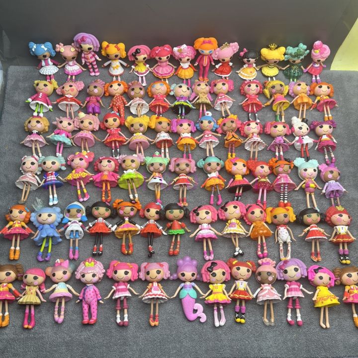 Original 8-10cm Lalaloopsy Little Sister Multi-style Dolls PVC Girls' Holiday Gift Collection Toys Pizazzazz