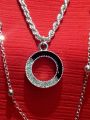 Elegant Multi Layered Chains Designer Chokar Necklace with Pendants. 