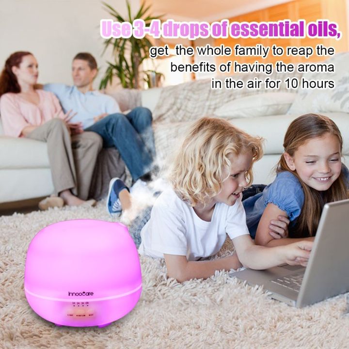 InnooCare%20Essential%20Oil%20Aromatherapy%20Ultrasonic%20CoolMist%20Diffuser%20with%207%20Color%20Changing%20LEDs%20and%204%20Timer%20Settings%20-%20500ml%20-%20Image%208