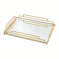Acrylic  Tray Modern Style Gold Vanity Tray Perfume Tray for Bathroom Vanity Bedroom Gold. 