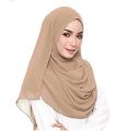 Double Loop Pin-less Instant Hijab - Ready to Wear Scarf for Girls and Women. 