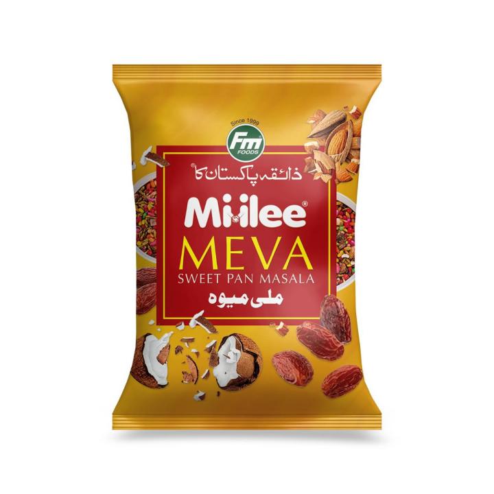 FM Foods Box Miilee Meva Sweet Pan Masala ( 48 Pouches )