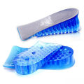 2-layer Height Increase Insole Silicone Heel Cushion Inserts Gel Heel Pads Taller Height Lift Comfy Uni Men Women Shoes Insole 1 Pair. 