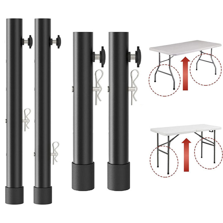 44/20cm%204%20PackTable%20Leg%20Extenders%20For%20Bent/Straight%20Legs%20Adjustable%20Folding%20Table%20Outdoor%20Garden%20Tools%20Parts%20-%20Image%206