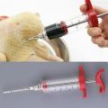 Stainless Steel Meat Tenderizer Flavor Seasoning Injector Needle Injection Syringe. 