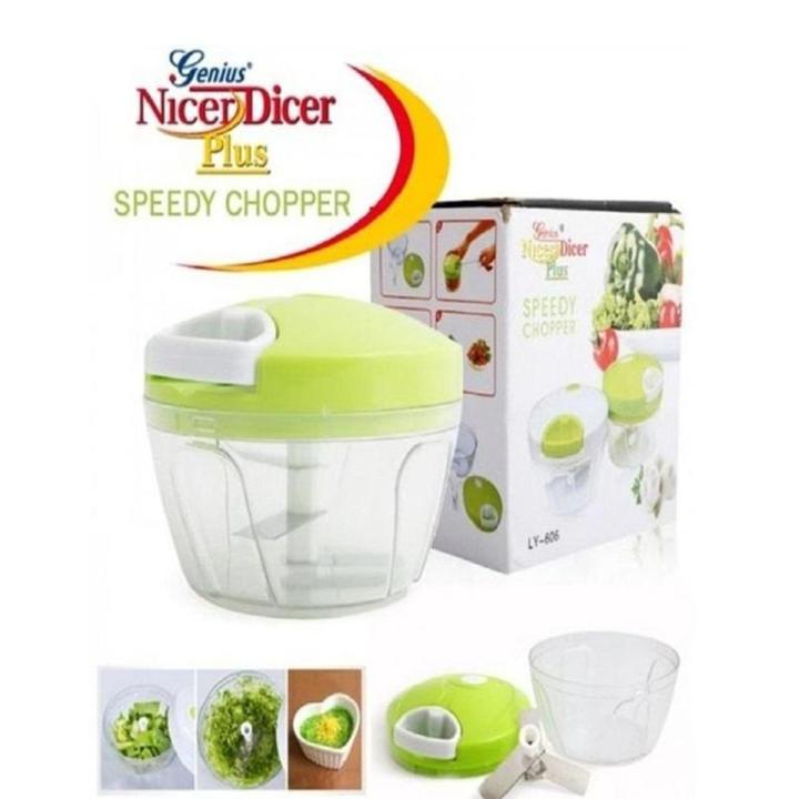 Mini Speedy Chopper Manual Hand Pull Vegetable & Meat Mini Turbo Cutter