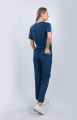 Doctor Scrub Nursing Uniform V Neck Unisex Navy Blue OT Kit. 