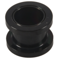 Stainless Steel Ear Tunnels Plugs Ear Stretchers Expanders 1.6-10mm Set of 32Pcs Black. 