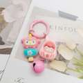 LUCHY WATCHES Cartoon Keychain Cute POPMART Pendant Labubu Ice Cream Bag Decoration Gift. 
