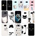 27AA Cute cats and animals gift Soft Silicone Tpu Cover phone Case for Samsung Galaxy S6 S7 edge Case. 