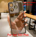 icasecover for itel S23 Plus Colorful Phone Case Shockproof Silicone Comes with Camera Protective Film Back Cover. 