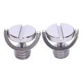 Longer Shaft D-Ring Screw 3/8 Inch-16 Thread Camera Tripod Quick Release Fixing Screw Adapter (Pack of 4). 