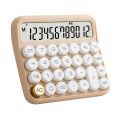 Mechanical Switch Calculator Aesthetic Calculator Cute 12 Digit Large Lcd Display Big Button Desk Calculator Colored Handheld Calculator for Everyday Life and Basic Office (Blue, Pink) - 1 Piece. 