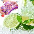 Easy Push Pop out Square Silicon Ice Cubes Tray. 