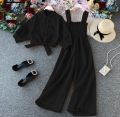 Jumpsuit and Koti/Shirt for Girls / Ladies / Women (Article Year 2023) Ready to Wear / Party / Causal / Outdoor / Function / Casual Wearing - Fair / Low / Cool Price Shop / Must Buy Fashion Product. 