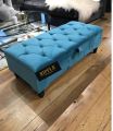 New Wooden Storage Ottoman puffy in Imported Velvet Fabric (4ft x 2ft). 