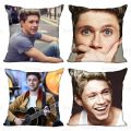 New Niall Horan Pillow Cover Bedroom Home Office Decorative Pillowcase Square Zipper Pillow Cases 45X45CM Satin Soft No Fade. 