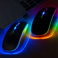 Professional 1600 DPI Rechargeable Gaming RGB Wireless Optical USB Silent Mouse with DPI Programmable Buttons Ergonomic Mouse - White / Black / Silver / Gold 2.4G Backlit Mice + free cod +free shipping. 