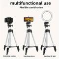 3.5 Feet Tripod Stand for Mobile Phones & Cameras | Adjustable, Portable & Lightweight Aluminum Tripod with Phone Holder & Carrying Bag – Ideal for Photography, Vlogging & Live Streaming. 