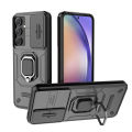For Samsung Galaxy A55 5G Case With Slide Camera Cover Built in 360° Rotate Ring Stand Kickstand Full-Body Rugged Shockproof Protective Phone Cover. 
