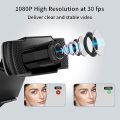1080P Webcam with Microphone, Wansview USB 2.0 Desktop Laptop Computer Web Camera with Auto Light Correction, Plug and Play. 