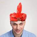 Indian Sultan Turban Hats Men Sultan Costume Props Halloween for Prom Easter Role. 