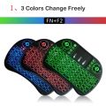 RF500 - Mini Wireless Keyboard - 7 Colors Backlit - For Android Tv Box and Televisions. 