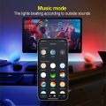 Smart Table Lamp for Living Room, WiFi Bluetooth Portable Light, Rechargeable RGBWW Led Dimmable Bedside Lamp, App Control Compatible with Alexa and Google Assistant Night Light for Bedroom. 