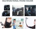 Cell Phone Stand Hanging on Neck Upgraded, Juerly Hands-Free Mobile Phone Holder Clip on Bed/Table 360¡ã Rotation iPhone Tablet Mount Bracket, 27.6''/70 cm Length for 4.7''-7.6'' Screen. 