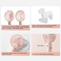 ARMICO Summer Portable USB Mini Fan Hand Held Fan Rechargeable Battery Handheld Fan 3 Speed Personal Desk Table Fan with Base, 8-12 Hours Operated Small Makeup Eyelash Fan for Women Girls Kids Outdoor. 